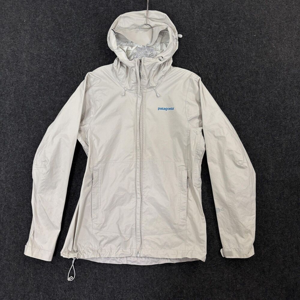 Patagonia H2No Torrentshell Jacket Women's Medium Gray Hooded Waterproof